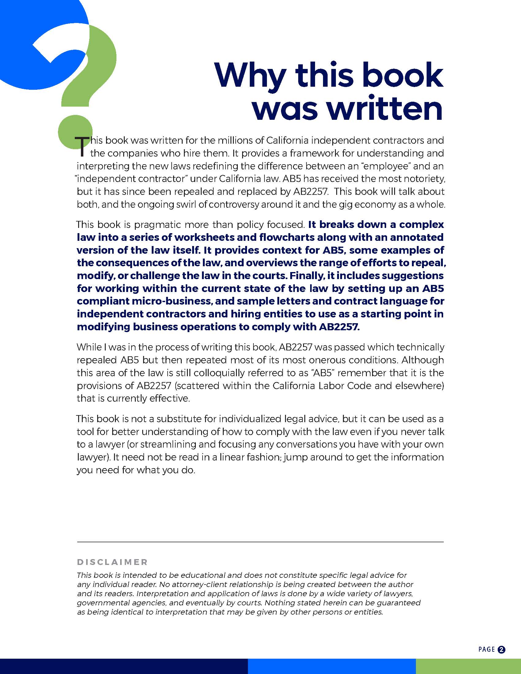 COMING IN 2024 Navigating The California Gig Economy Legal   AB2257Guide 1  Page 2 